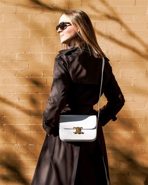 best celine bag for work|celine triomphe bag street style.